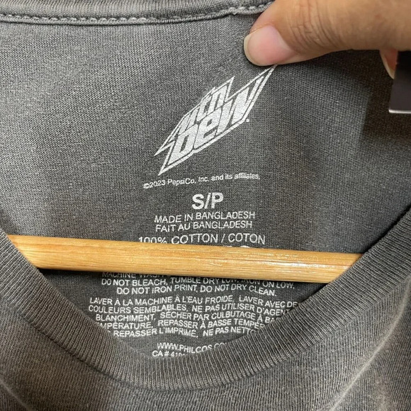 Mountain Dew Mens T-Shirt S Large Black Green Red Logo MTN Dew Car Graphic Tee - Picture 6 of 8